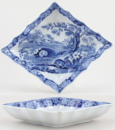 Dessert Dish diamond shape c1820